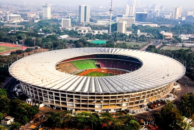 SVĐ Gelora Bung Karno có sức chứa khổng lồ nhất thế giới
