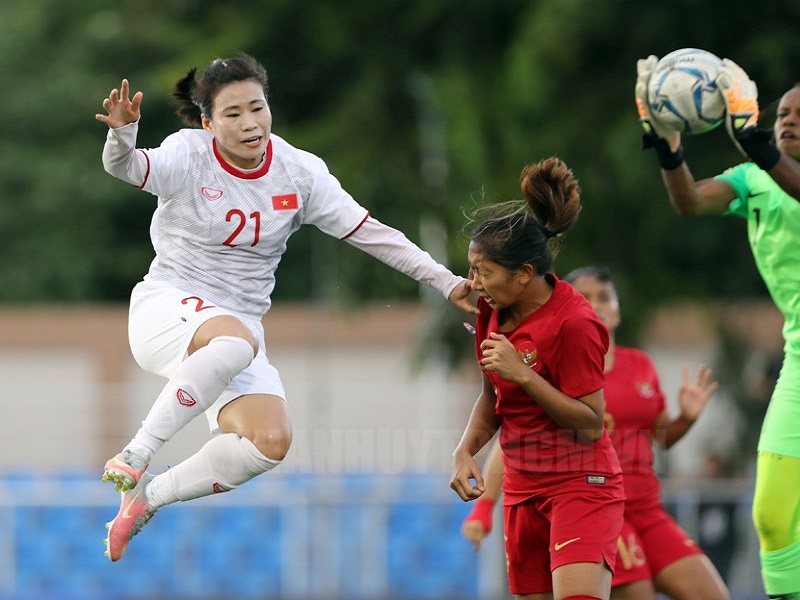 Tuyển nữ Việt Nam vào bán kết khi thắng Indonesia 6-0