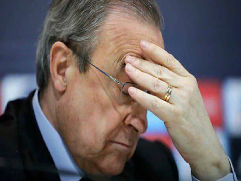Florentino Perez đang đứng trước nguy cơ phải từ chức chủ tịch Real Madrid