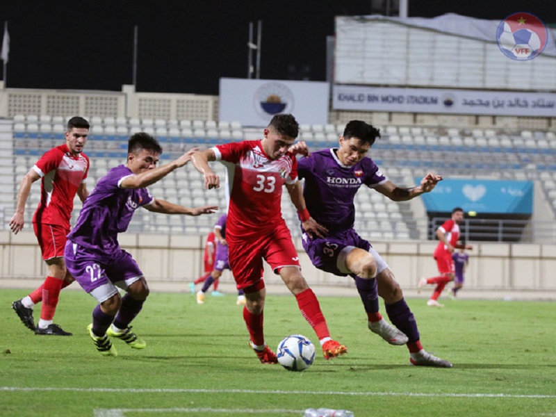 ĐT Việt Nam và Jordan bất bại trong trận đấu giao hữu tại tại UAE 