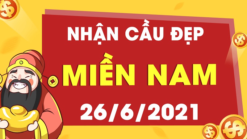 Soi cầu xsmn – Dự đoán bạch thủ lô miền Nam – Giờ vàng chốt số ngày 26/06/2021